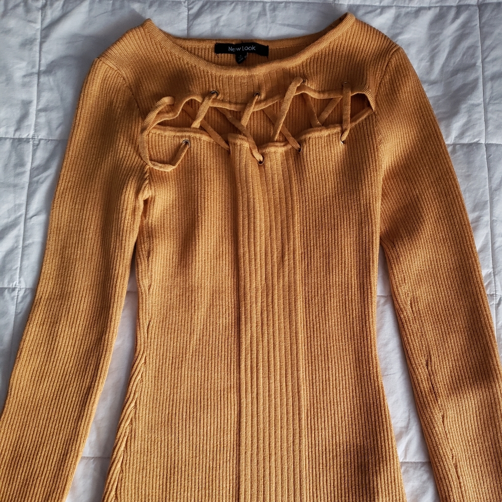 Burnt yellow shirt